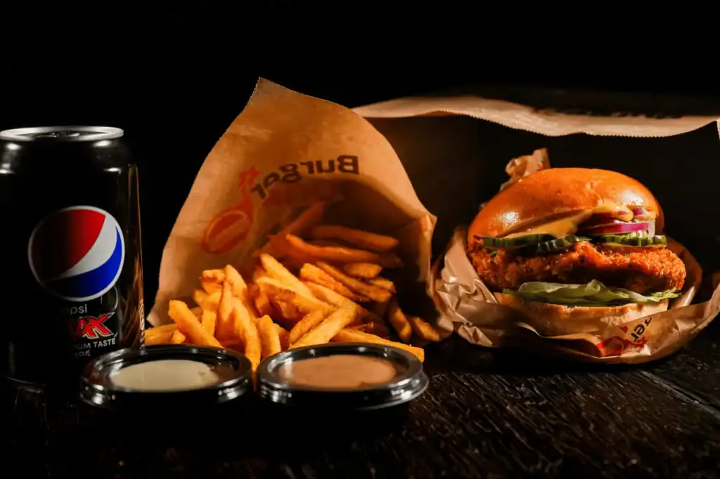 Burger Boom restaurant or signature burger